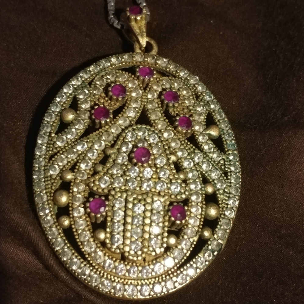 IN SEARCH OF Handmade Hurrem Hamsa Turkish Pendant
